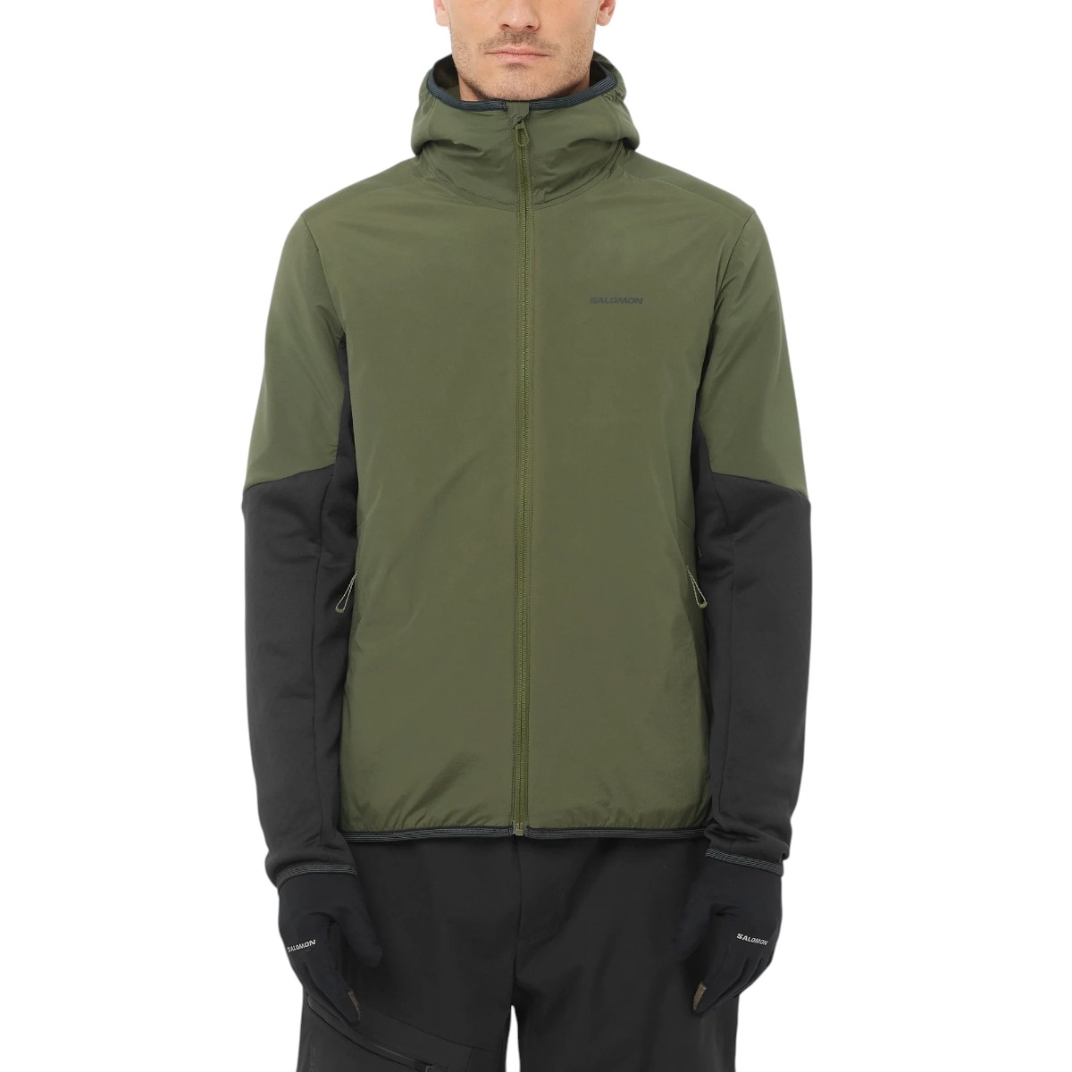 Salomon - Veste à capuchon Outline Warm Hybrid pour homme