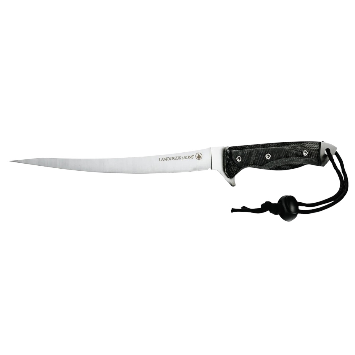 Lamoureux & Sons - Bonaventure Fillet Fishing Knife - Micarta Black
