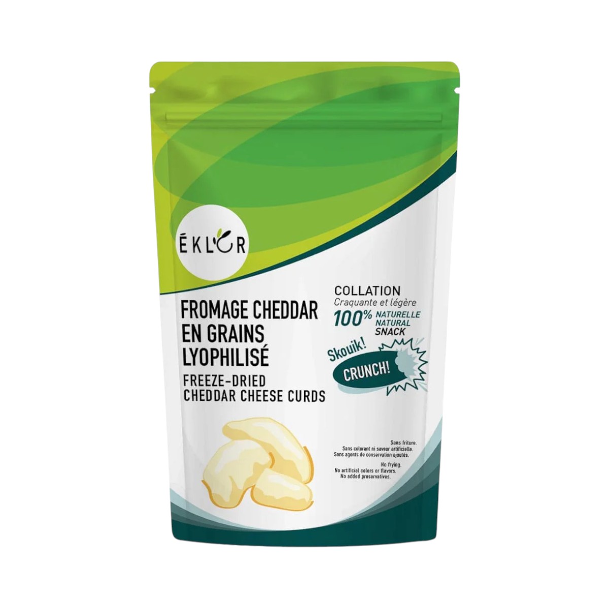 Eklor - Freeze-Dried Cheddar Cheese Curds
