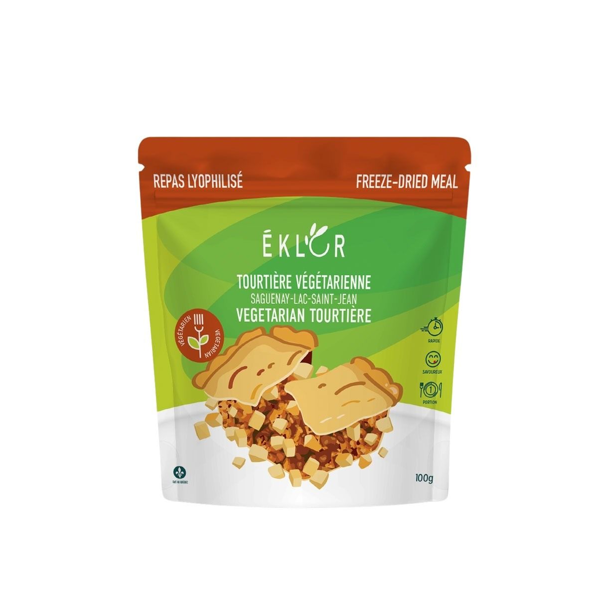 Eklor - Freeze-Dried Vegetarian Tourtière From Saguenay-Lac-Saint-Jean
