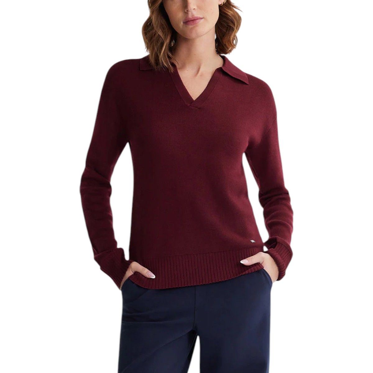 Fig Clothing - Women's Cima Long Sleeve Polo