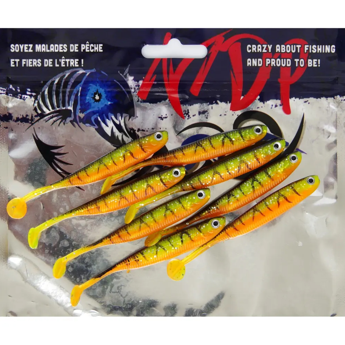 Malades de Pêche - Leurres M Flash V-Tail - 3.5"