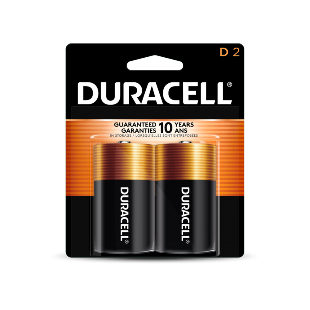 Duracell - D2 Alkaline Batteries