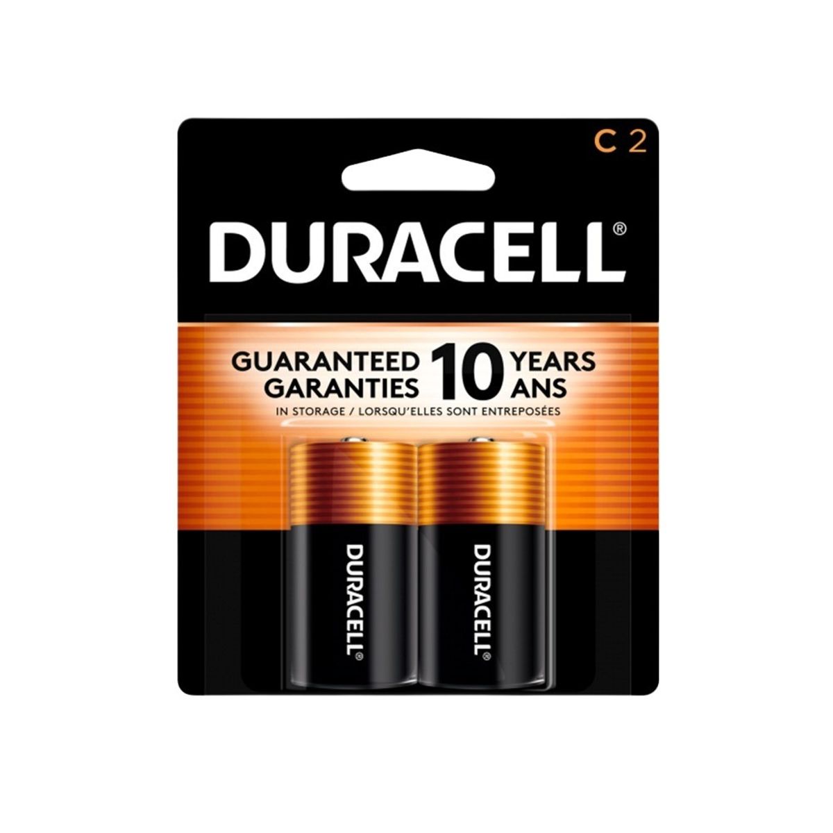 Duracell - C-2 Alkaline Batteries