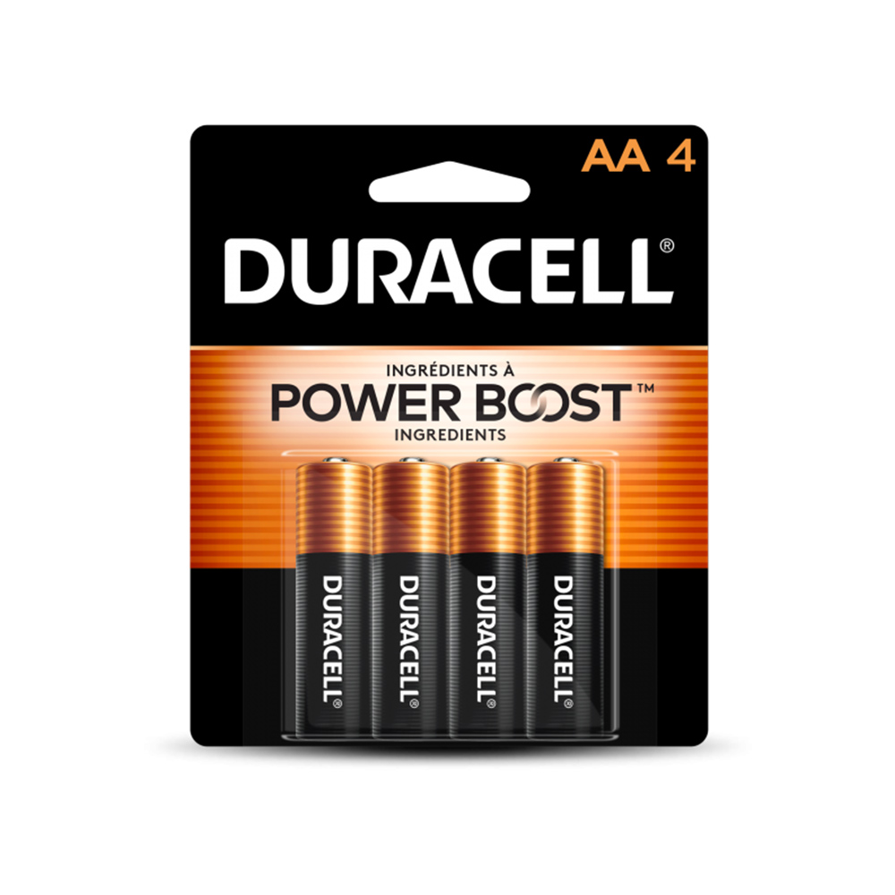 Duracell - AA-4 Alkaline Batteries