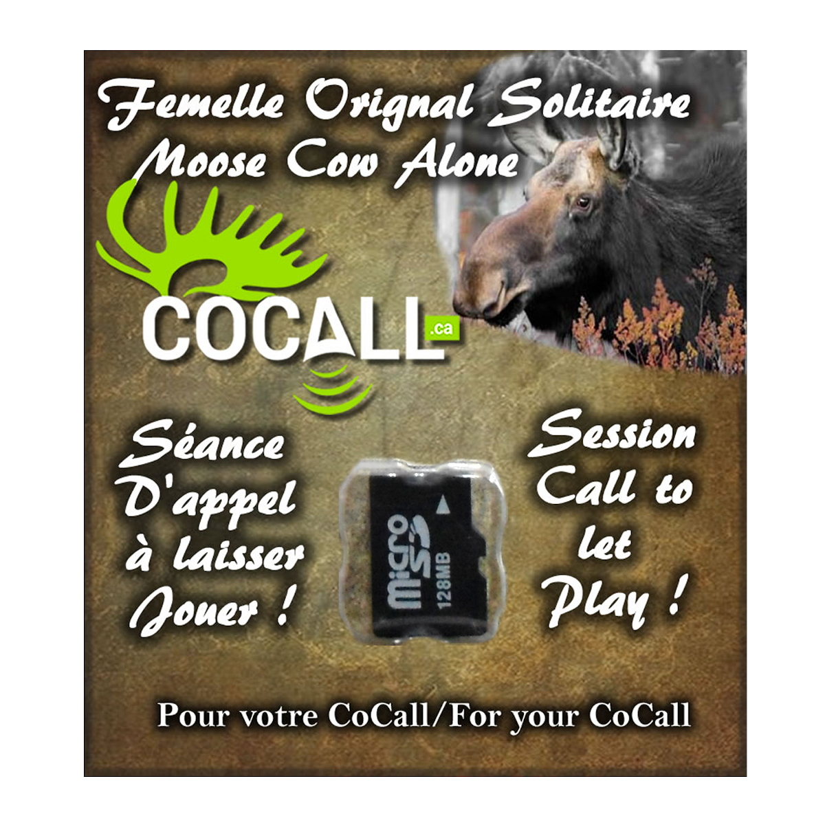 Cocall - Call Session Digital Card With Female Moose Sounds