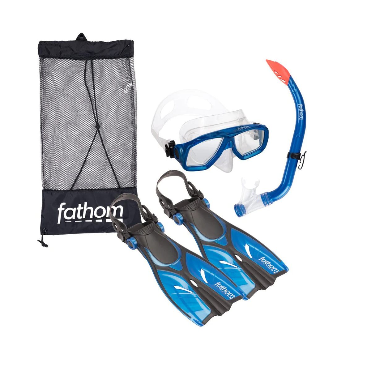 Fathom - Kids' Aruba Mask, Snorkel and Fin Combo