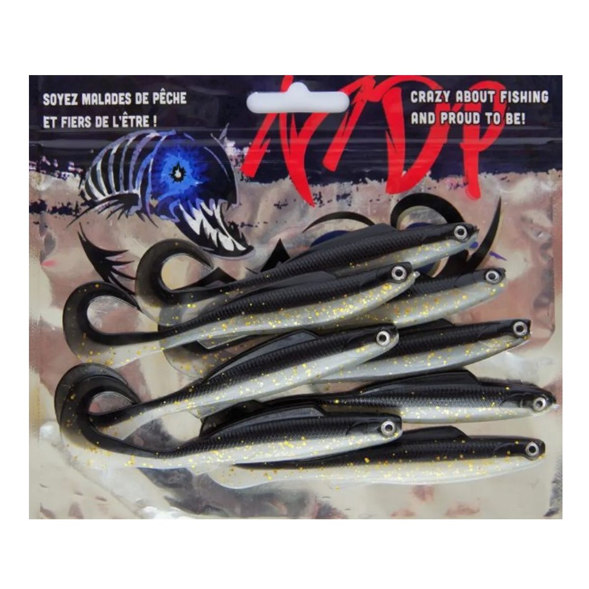 Malades de Pêche - Méné Mme Wally Curly Tail Swimbait - 3.5"