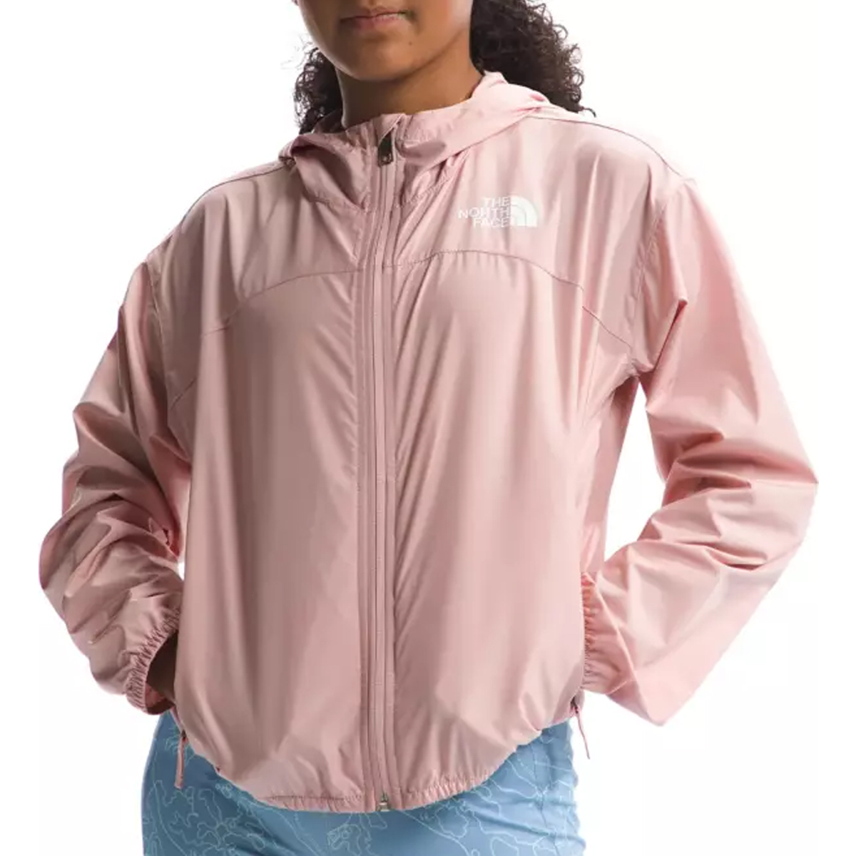 Girls' Never Stop Hooded Windwall Jacket - The North Face Girls' Never Stop Hooded Windwall Jacket - The North Face