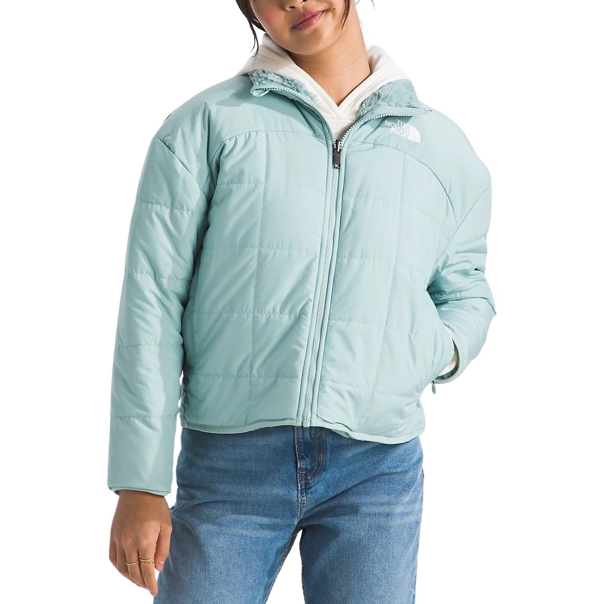 The North Face - Veste réversible Shasta à fermeture à glissière pour fille