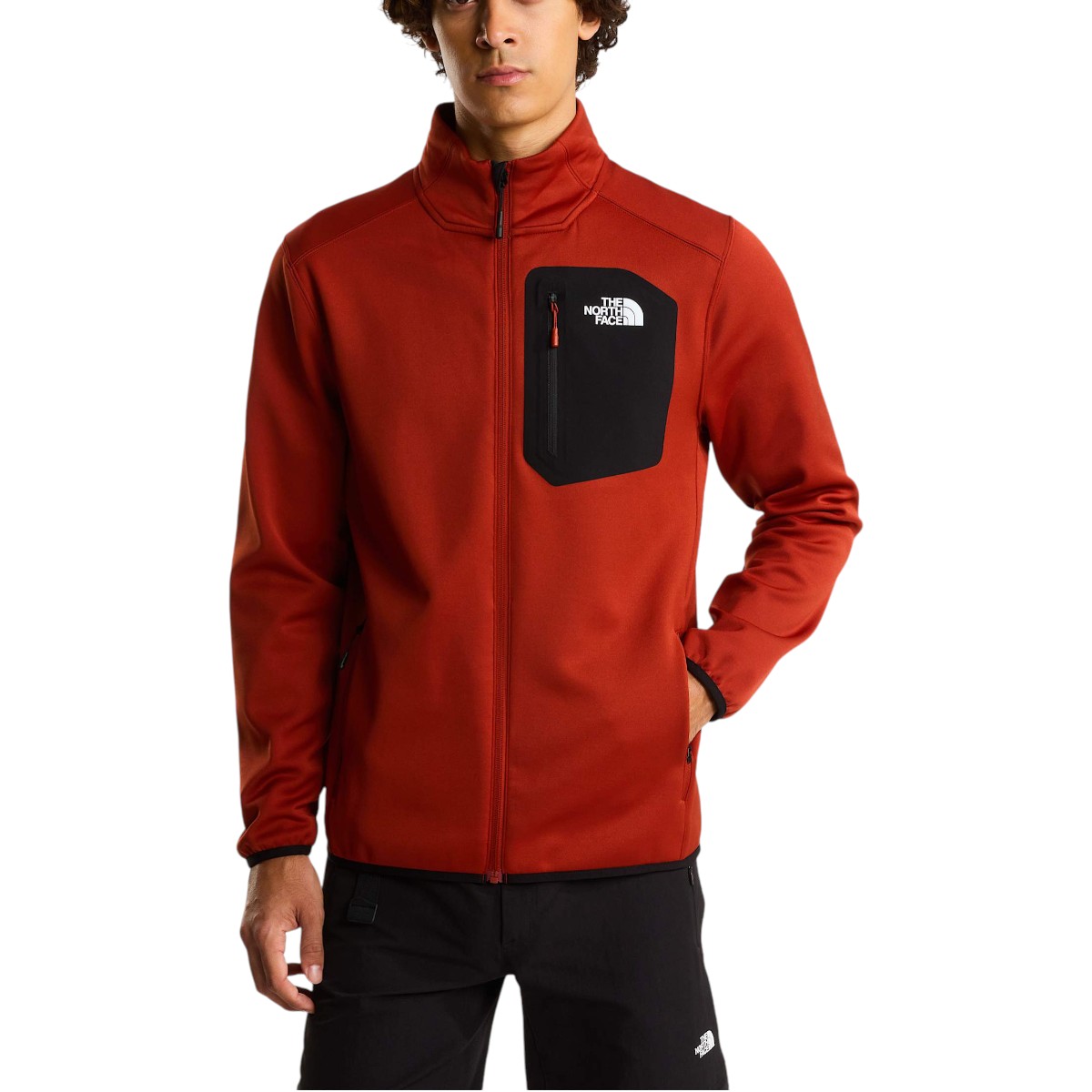 The North Face - Veste en polaire Crest avec fermeture à glissière pour homme