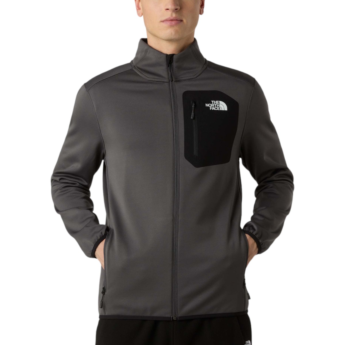 The North Face - Veste en polaire Crest avec fermeture à glissière pour homme
