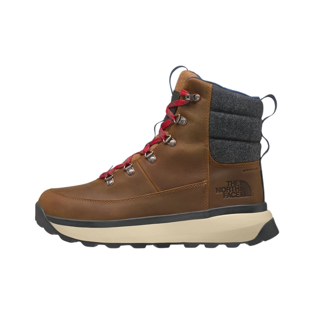 The North Face - Bottes d'hiver imperméables Bergen en cuir pour homme