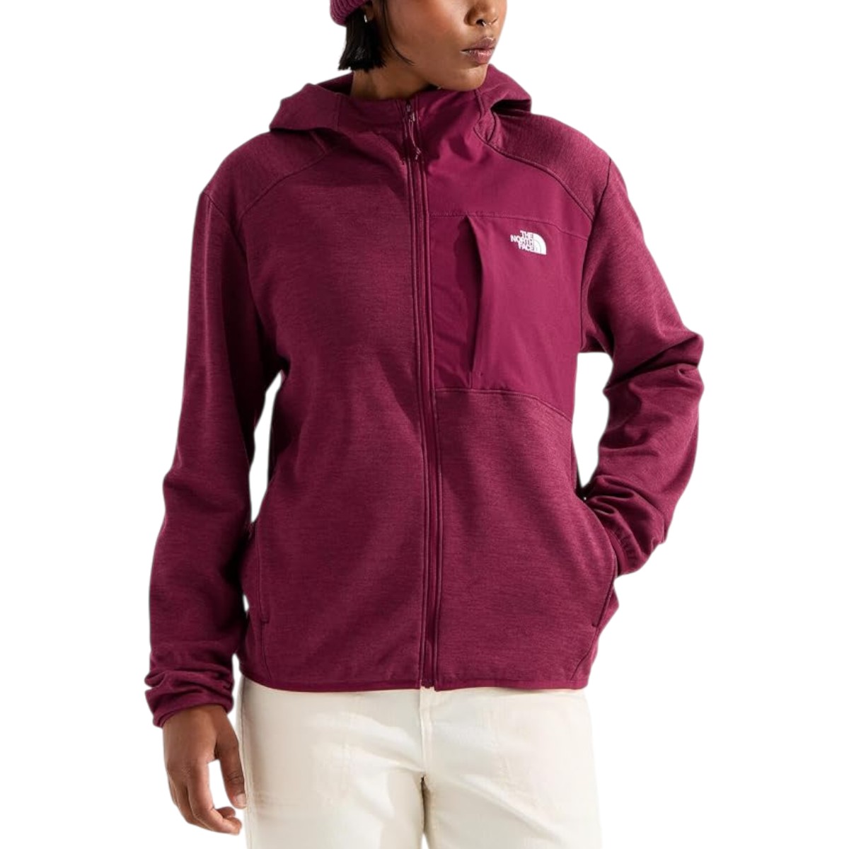 The North Face - Chandail à capuchon à fermeture à glissière intégral en polaire TNF™ Performance pour femme