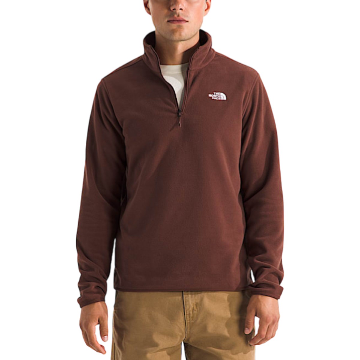 The North Face - Polaire Glacier à fermeture à glissière 1/4 pour homme