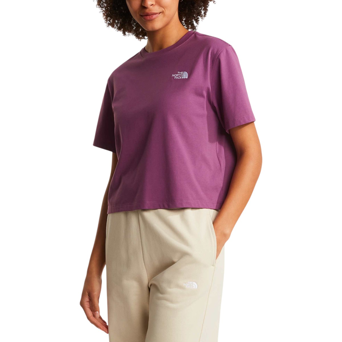 The North Face - T-shirt décontracté Evolution Simple Dome Cropped pour femme