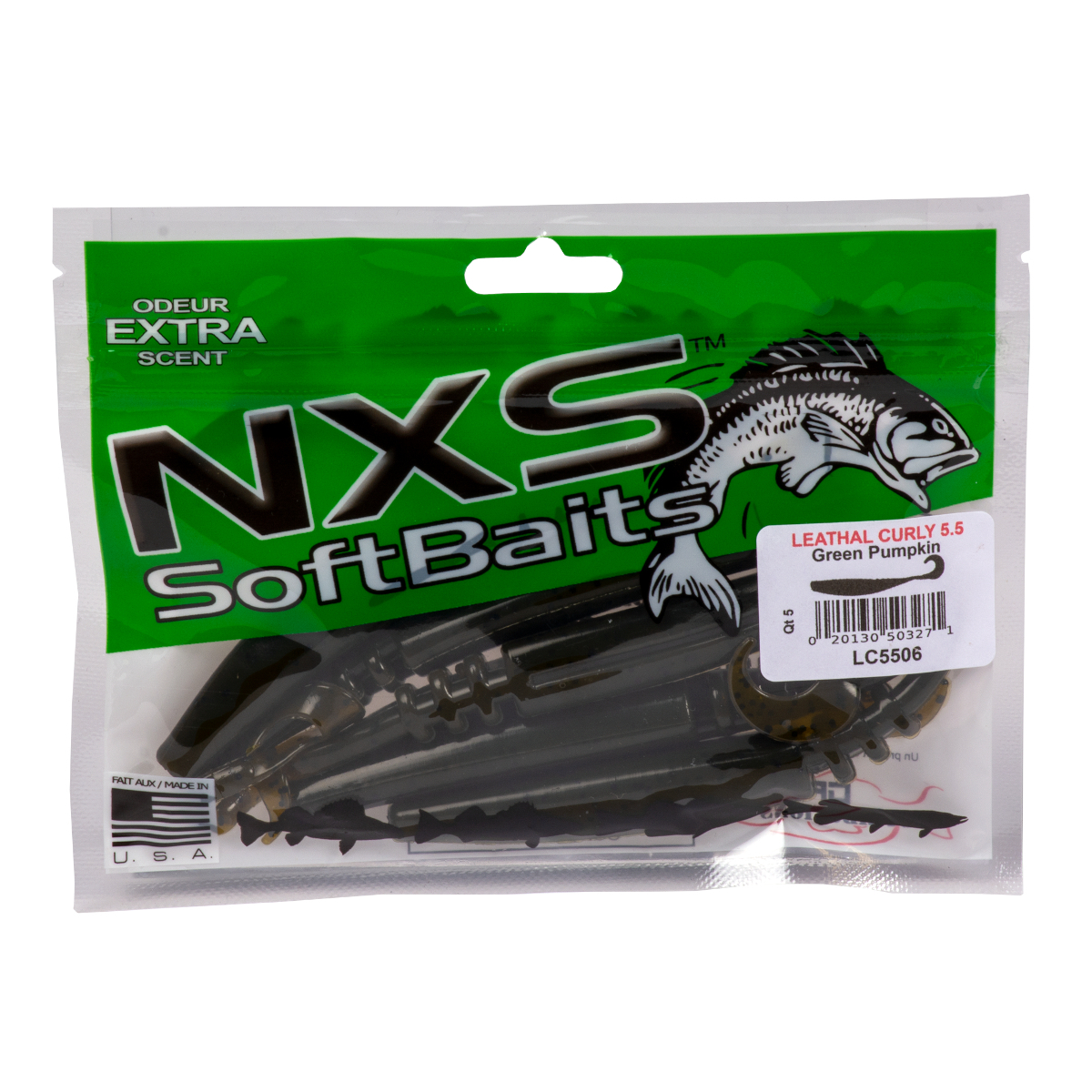 NXS - Leathal Curly 5.5 Soft Bait
