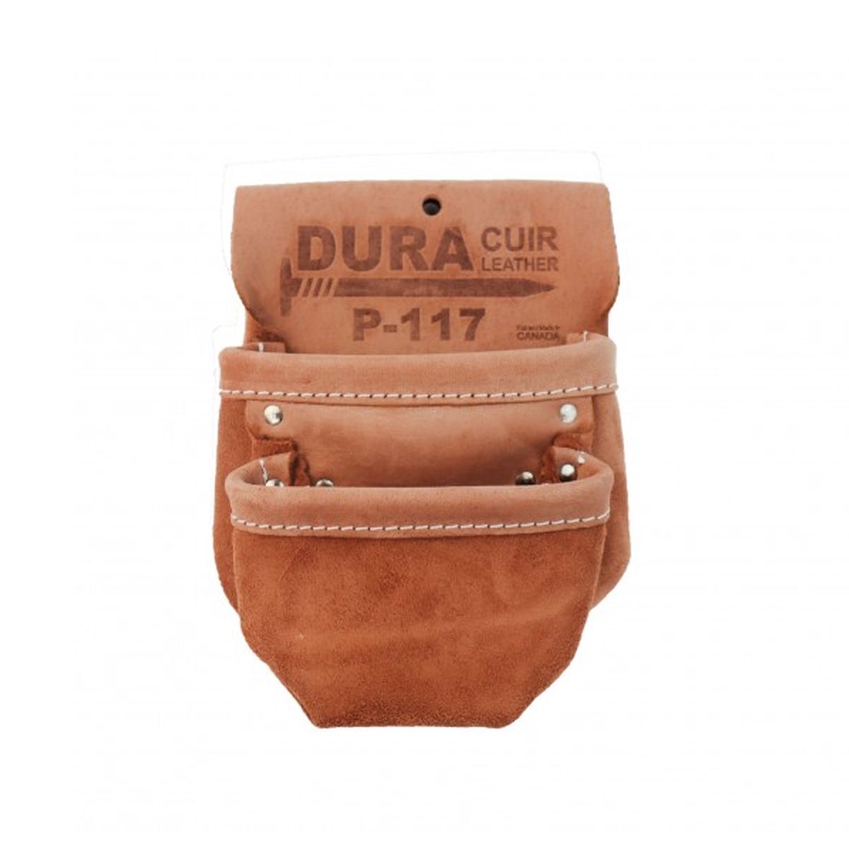 Dura Cuir - 2-Pocket Nail Pouch