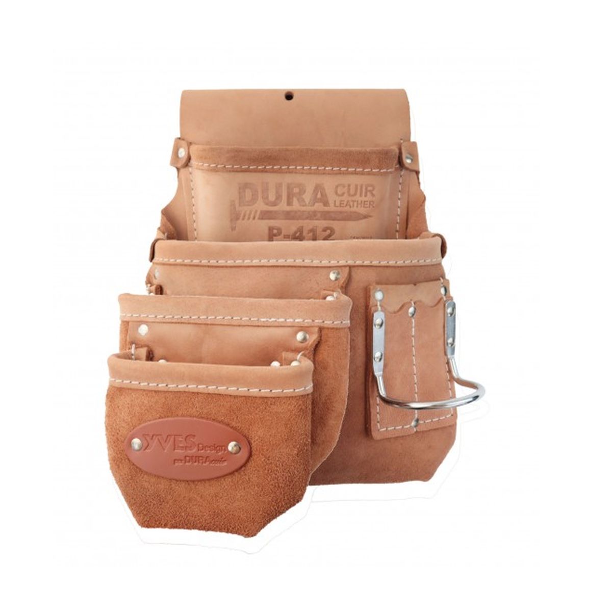 Dura Cuir - 4-Pocket Left-Hand Side Nail Pouch