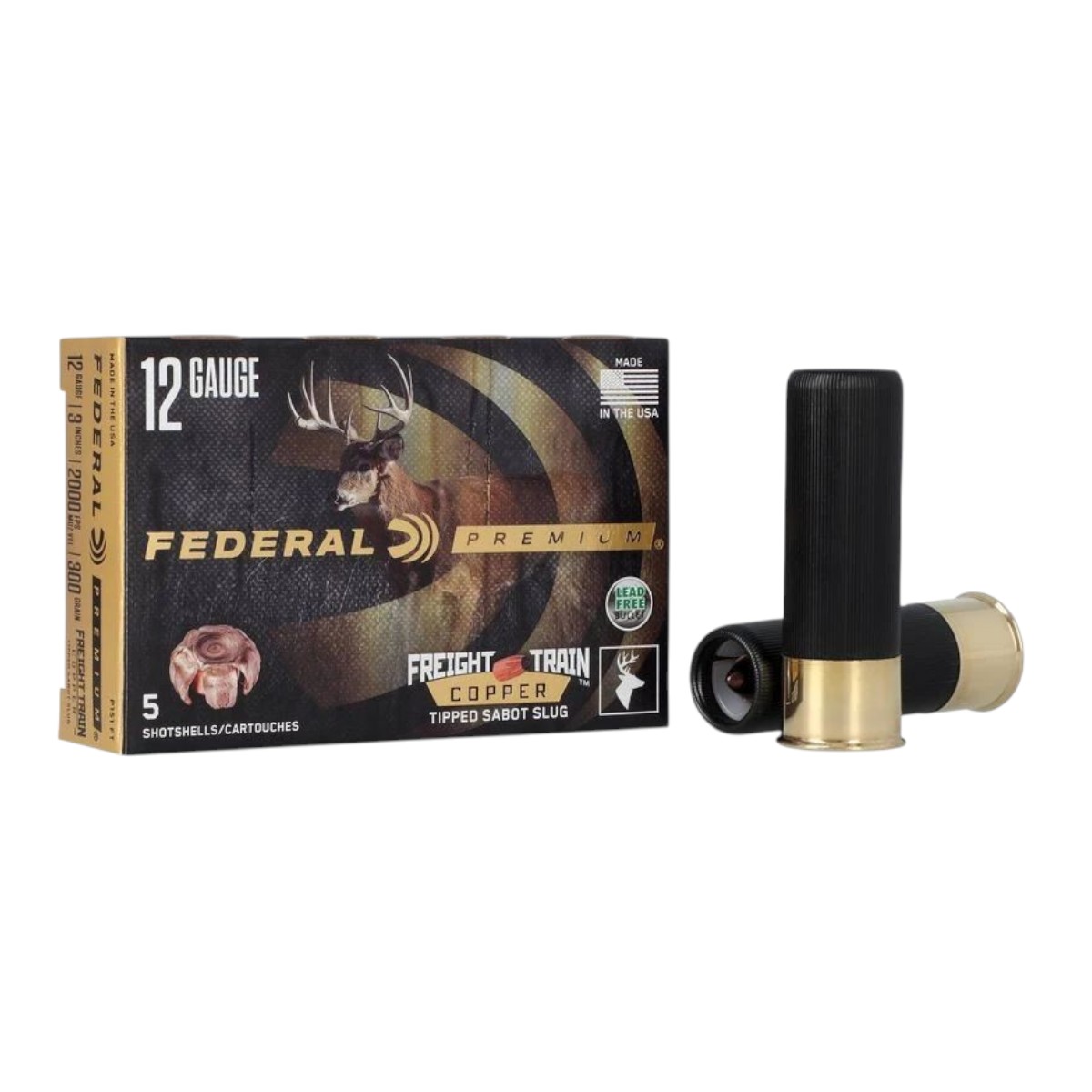 Federal Ammunition - Freight Train Copper Sabot Slug 12 GA 3''