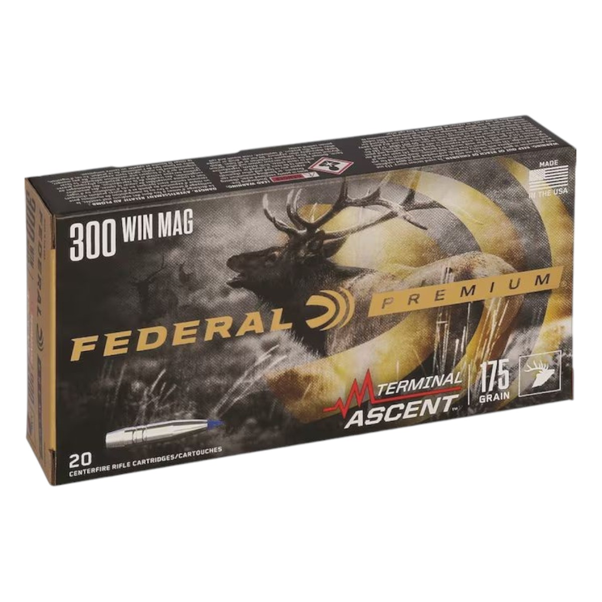 Federal Ammunition - Terminal Ascent 300 WIN MAG 175 GR