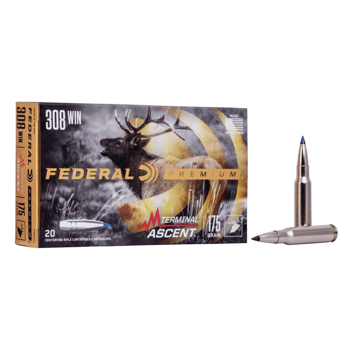 Federal Ammunition - Premium Terminal Ascent 308 WIN 175 GR