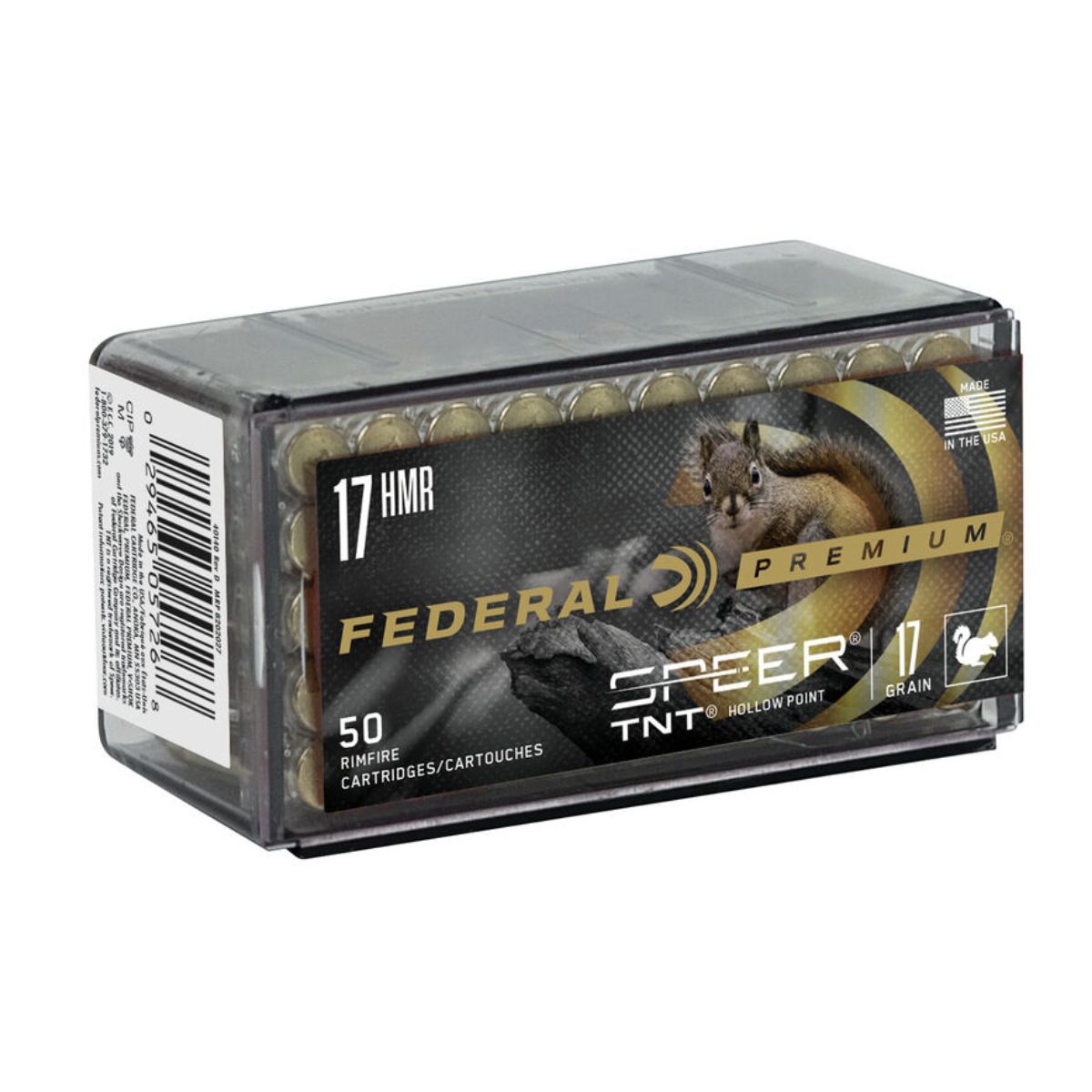 Federal Ammunition - Premium Speer TNT 17 HMR 17 GR