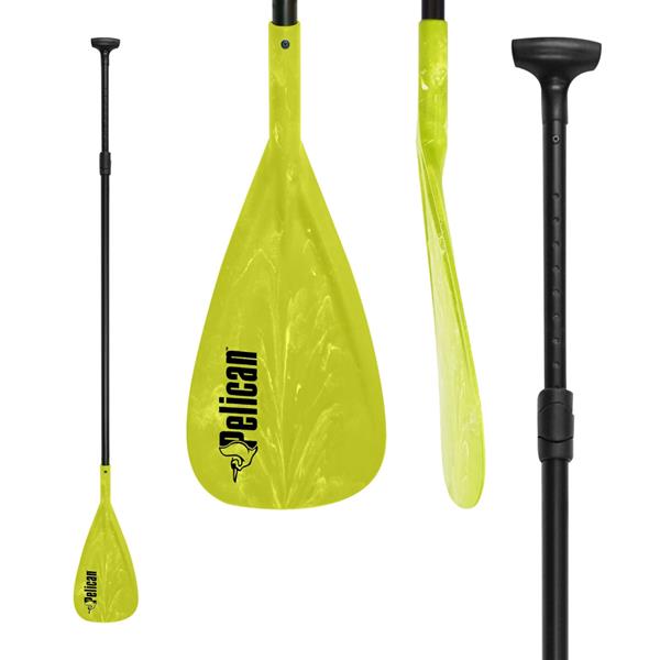 Pelican Sports Vortex SUP Paddle - 180-220cm OS Fade Yellow Green
