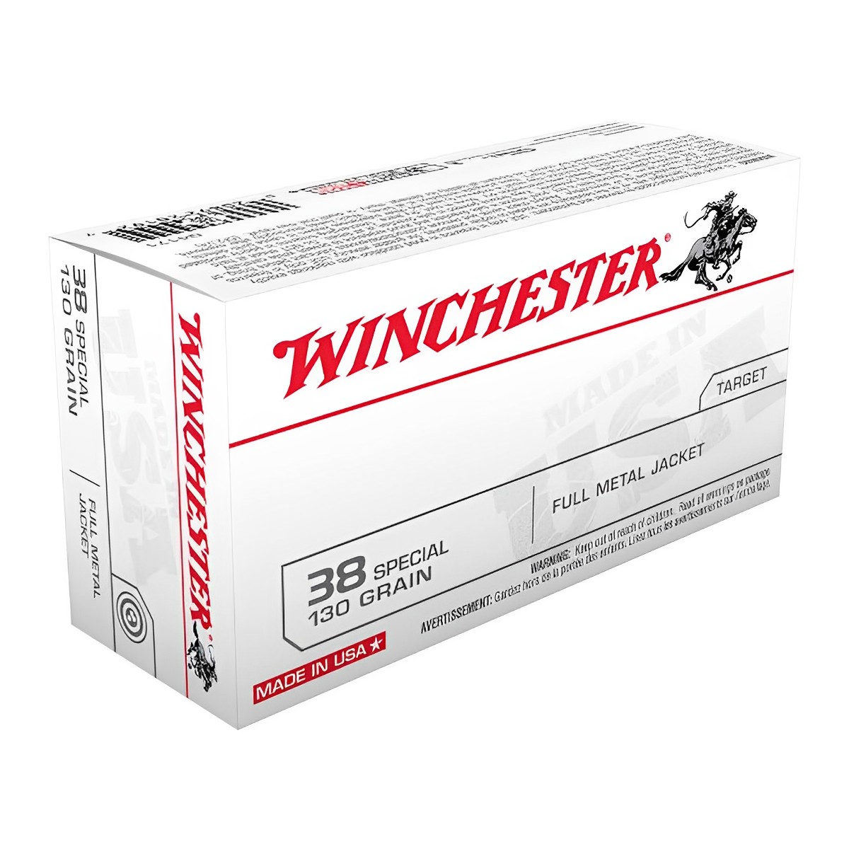 Winchester - Full Metal Jacket 38 SPECIAL 130 GR