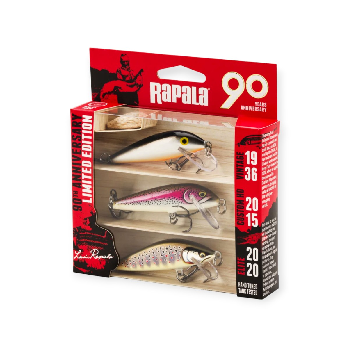 Rapala - R90 Countdown Mid Naturistic Hard Bait Kit - 3/PK