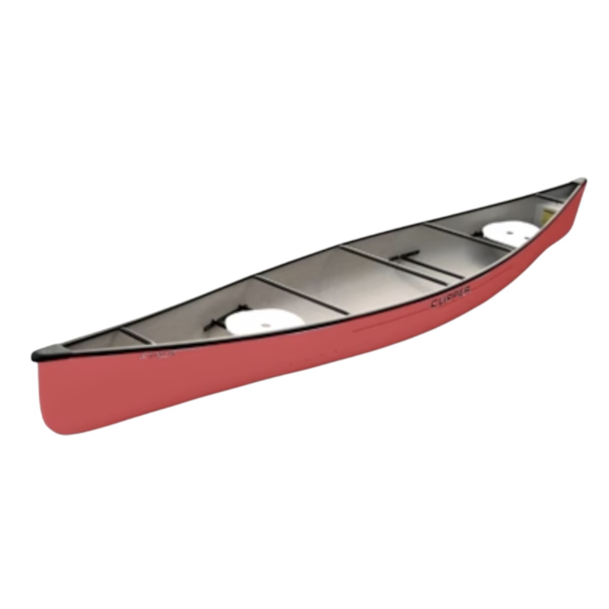 Clipper Canoes - Fiber glass 17' Ranger Canoe
