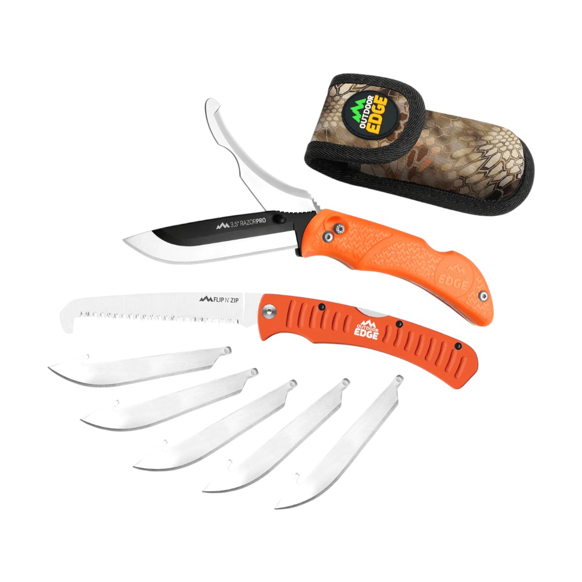 Outdoor Edge - RazorPro® G Saw Combo Double Blade Knife
