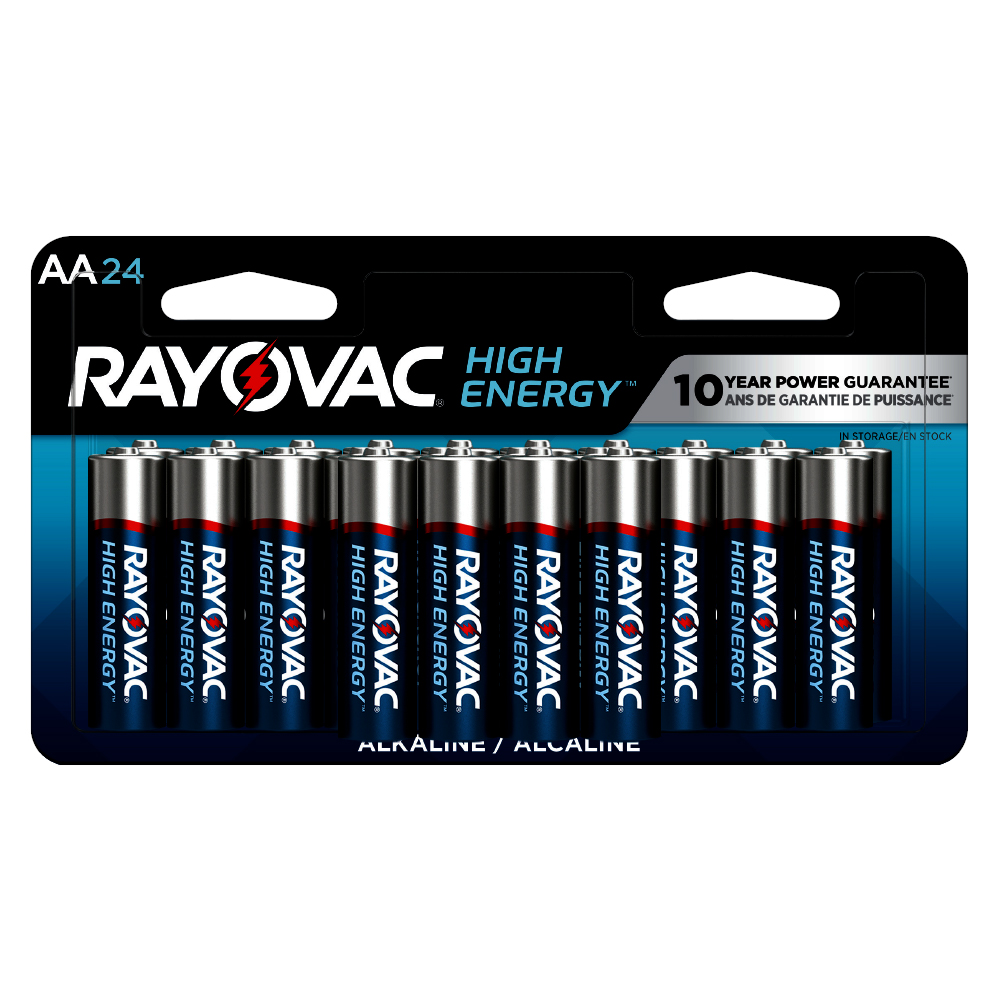 Rayovac - High Energy AA24 Alkaline Batteries