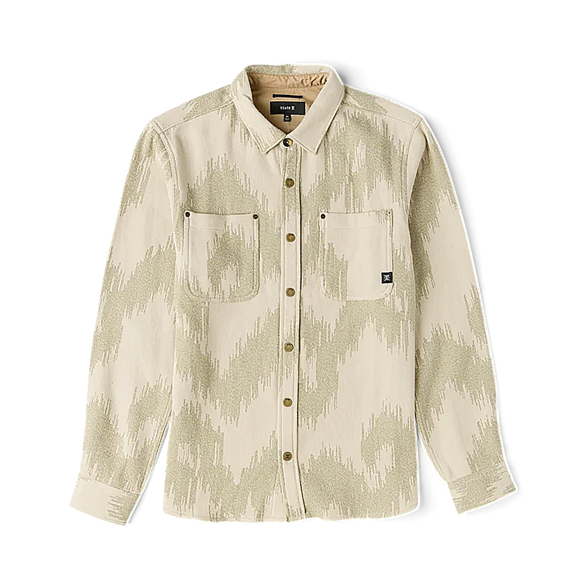 Roark - Chemise à manches longues en flanelle Journey Jacquard pour homme