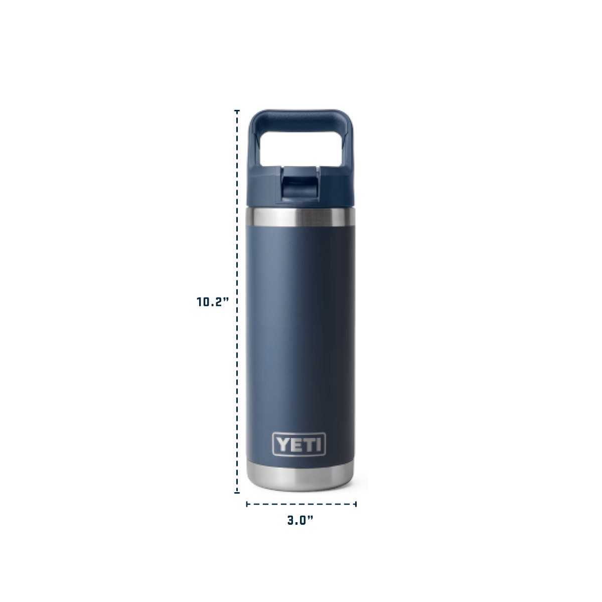 Yeti - RAMBLER® 532 ml Bottle with Color-Matched Straw Cap