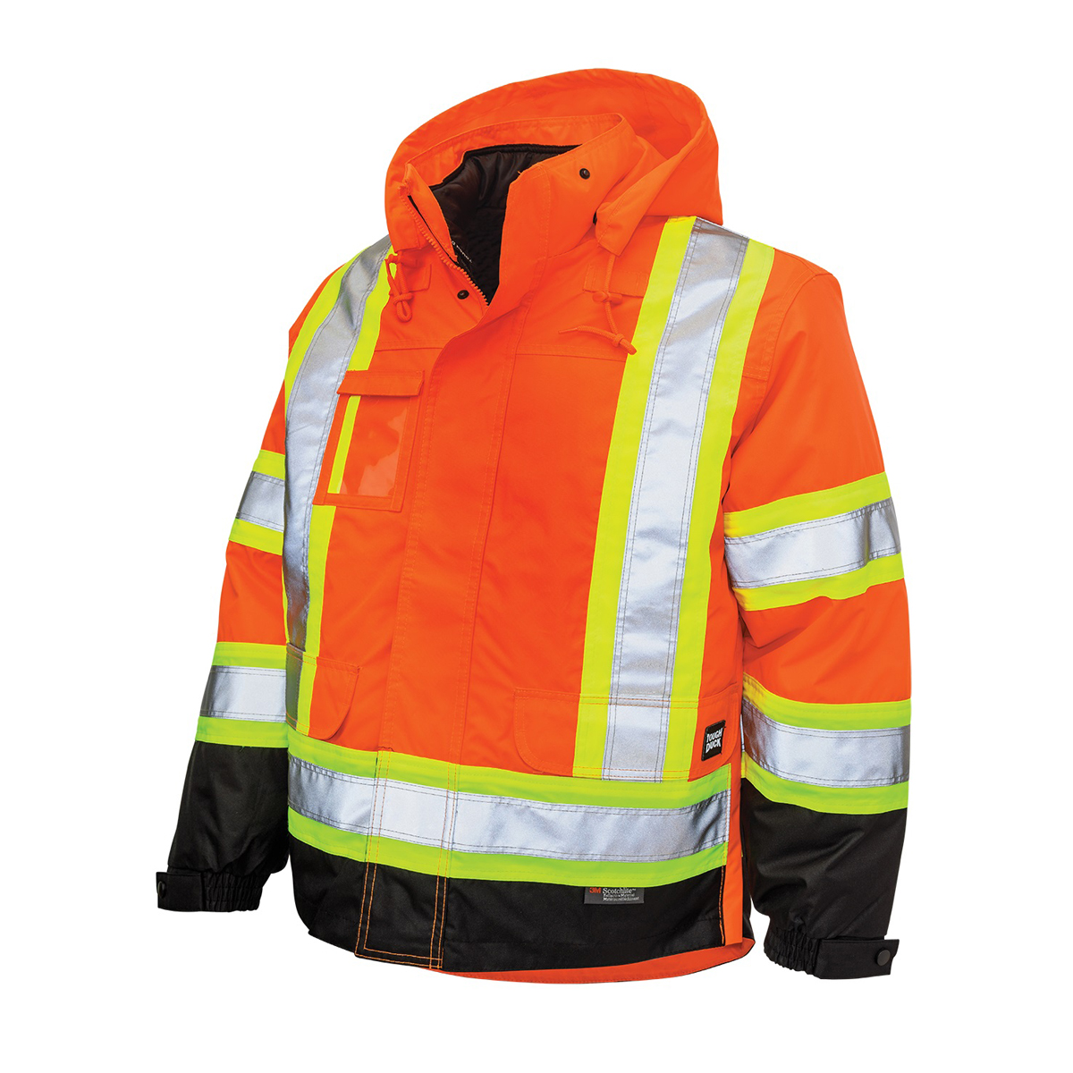 Tough Duck - Men's Lined 5-in-1 Safety Jacket