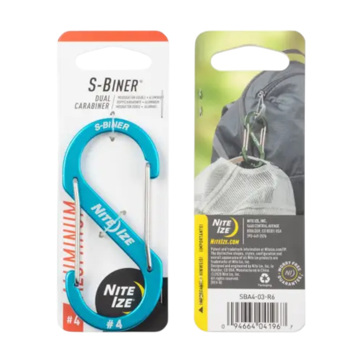 Nite Ize - S-Binner Aluminum Dual Carabiner #4