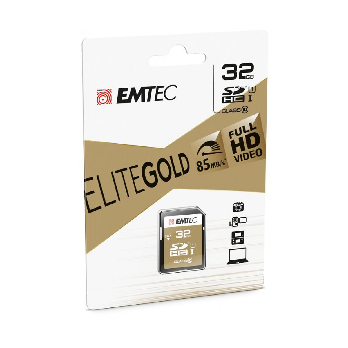 EMTEC - Memory Card SDHC 32GB Class 10 UHS-I U1