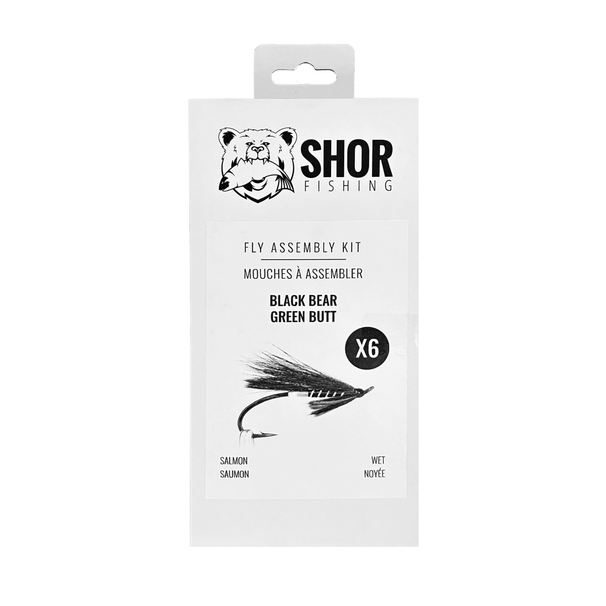 SHOR Fishing - Black Bear Green Butt Fly-Tying Kit