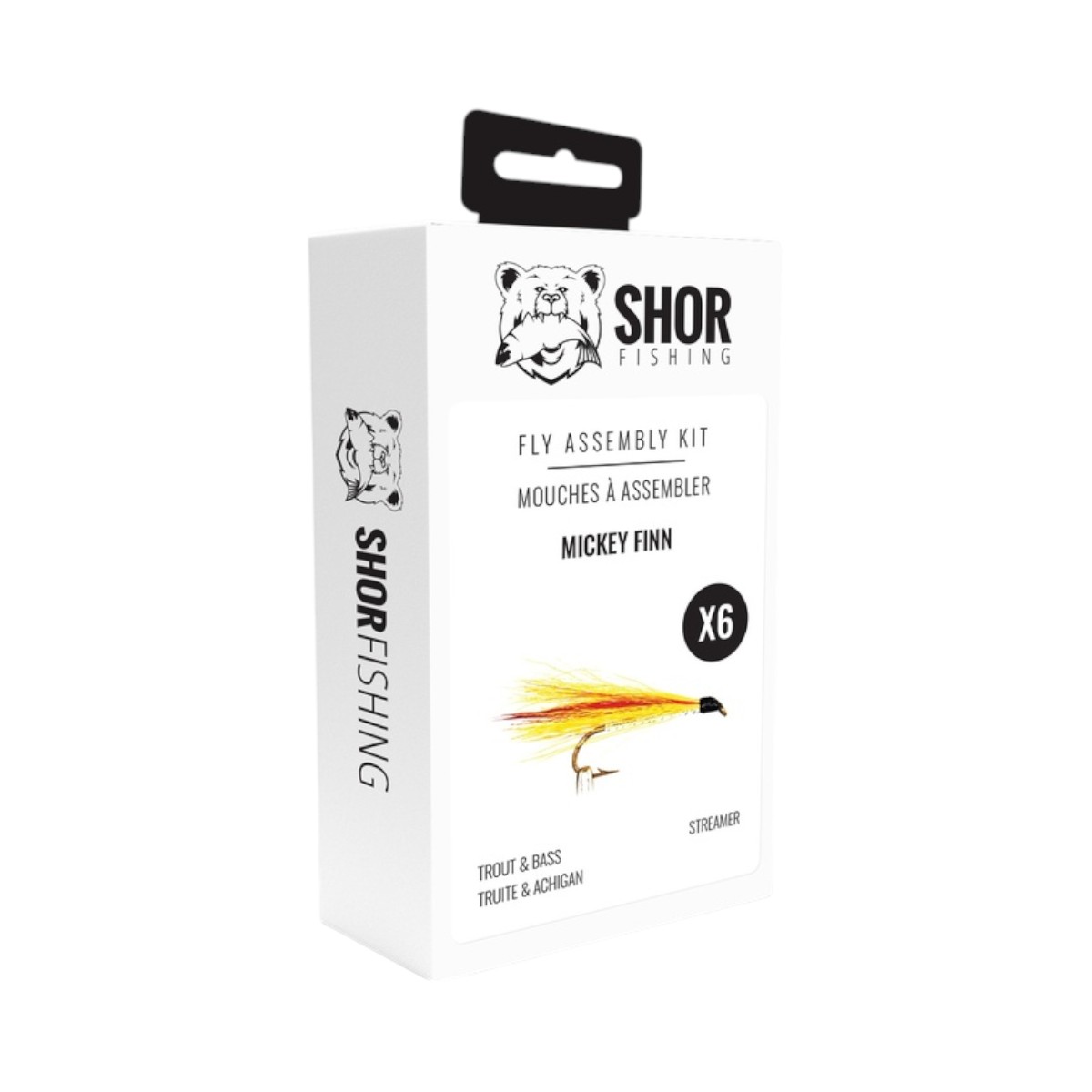 SHOR Fishing - Ensemble de montage de mouches Shor Mickey Finn