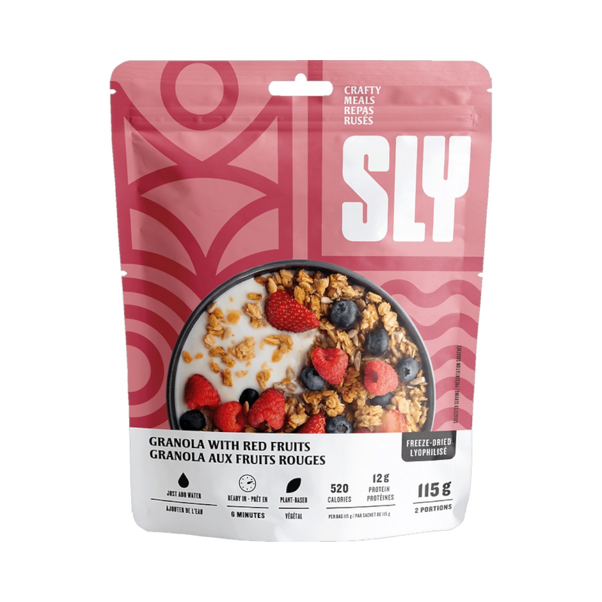 Sly Foods - Freeze-Dried Red Fruit Granola 115 g