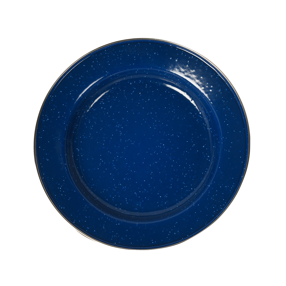 Yanes - Assiette en acier émaillé - 26 cm