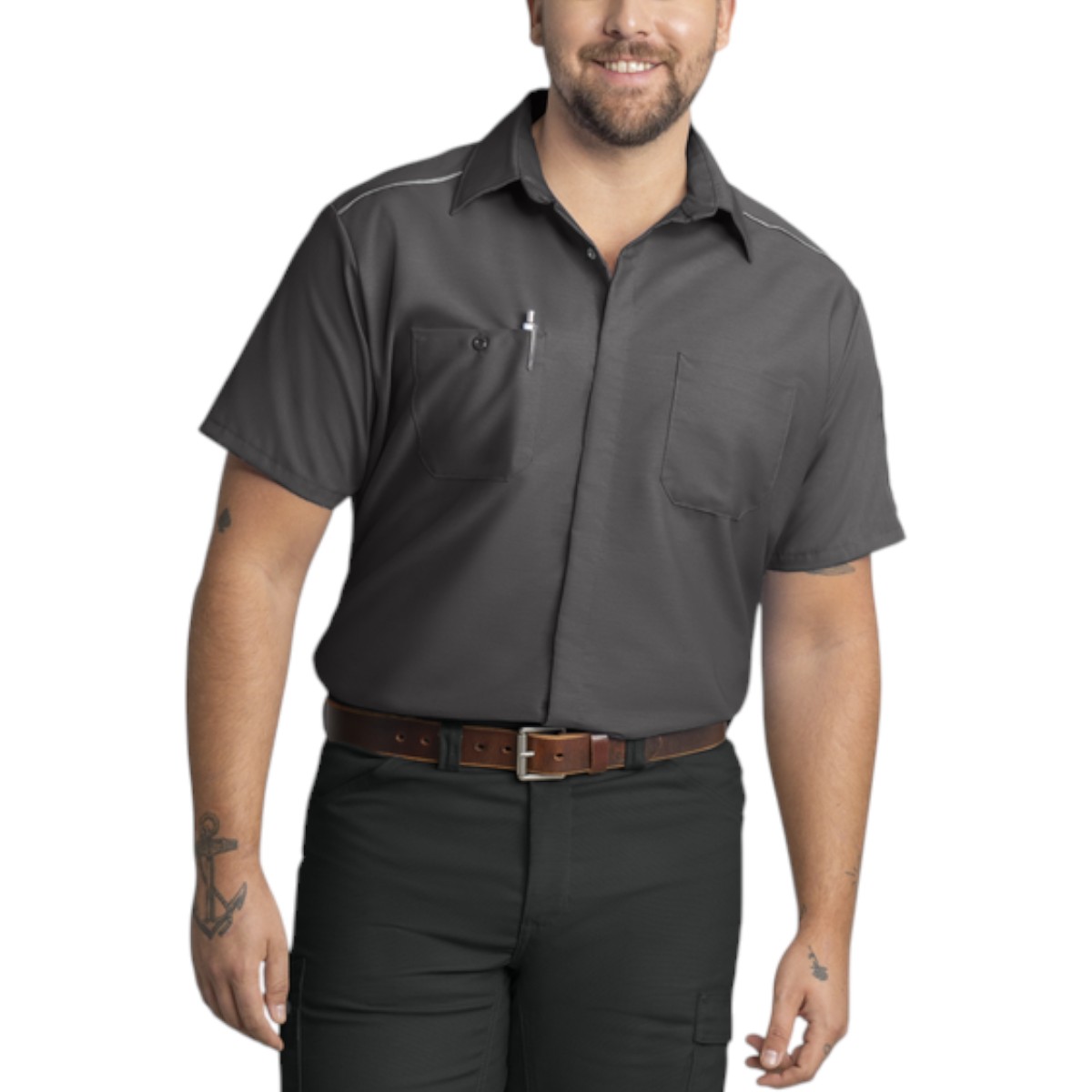 Red Kap - Chemise de travail Pro Airflow à manches courtes pour homme