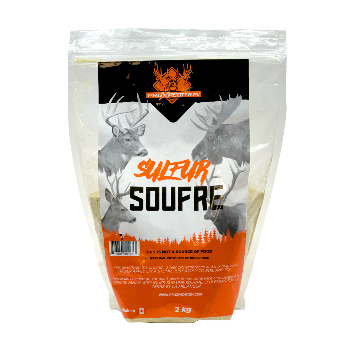 ProXpédition - Sulfur for Moose and Deer SULF 2 kg
