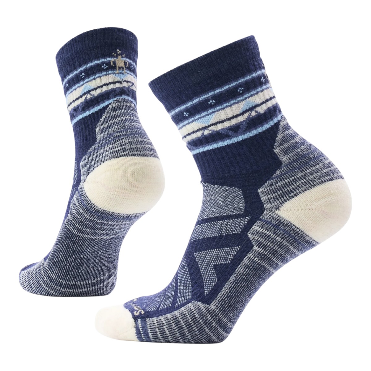 Smartwool - Women’s Zig Zag Valley Slim Cushion Hiking Mid Crew Socks