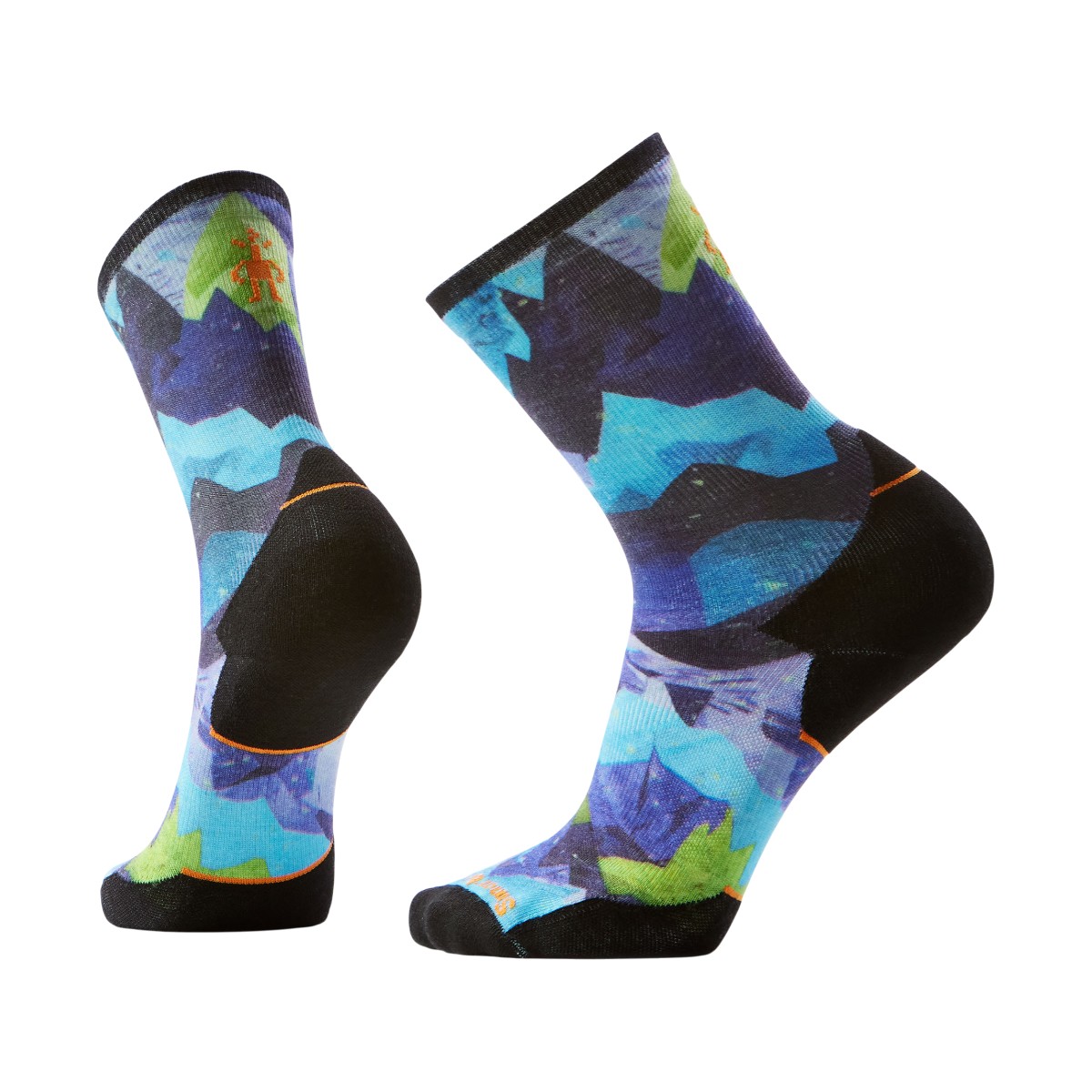 Smartwool - Trail Run Targeted Cushion Print Crew Socks