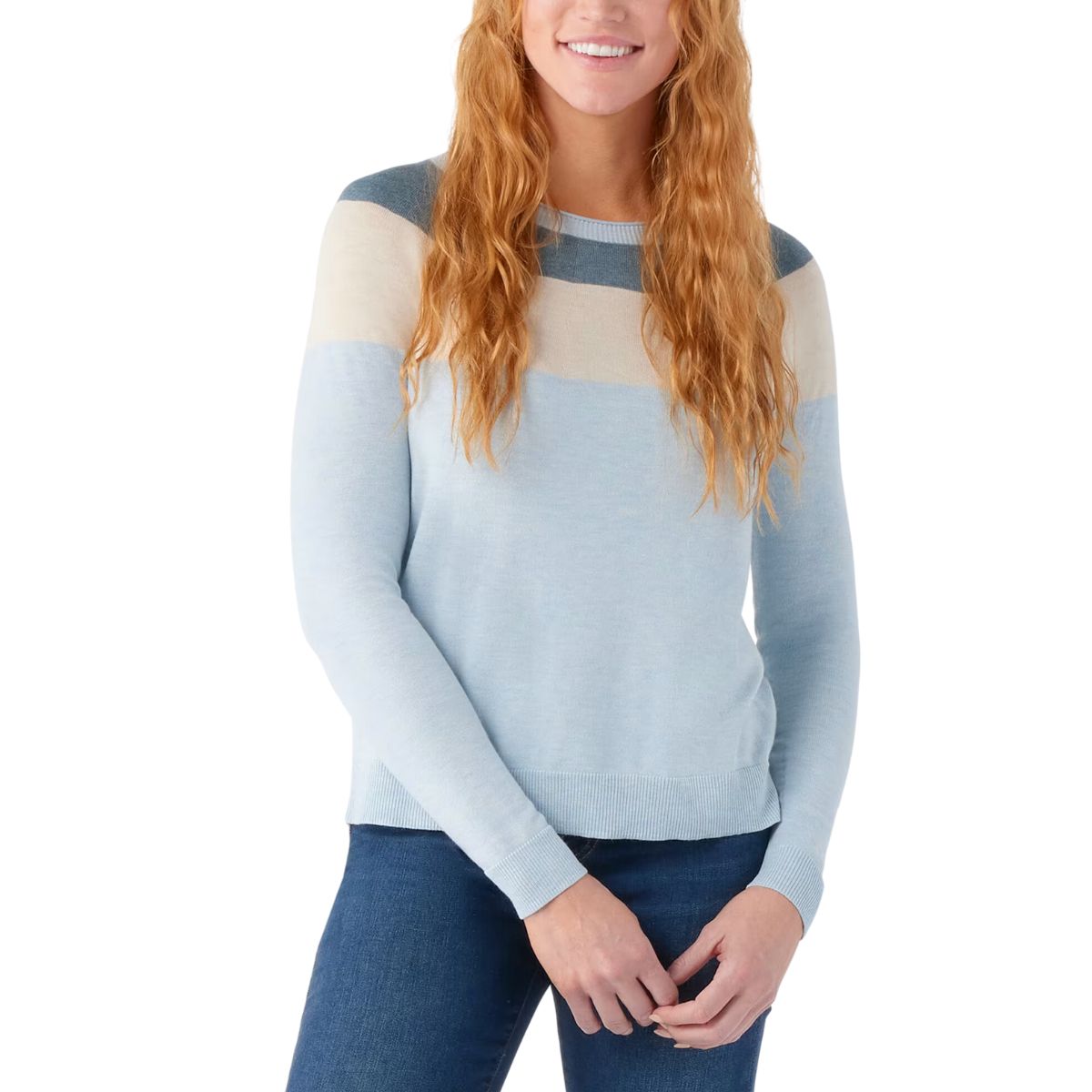 Smartwool - Women's Edgewood Colorblock Crew Sweater