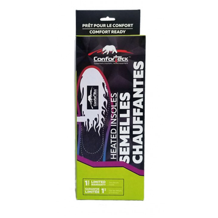 Semelles Chauffantes Avec Batteries Au Lithium Conforteck Latulippe