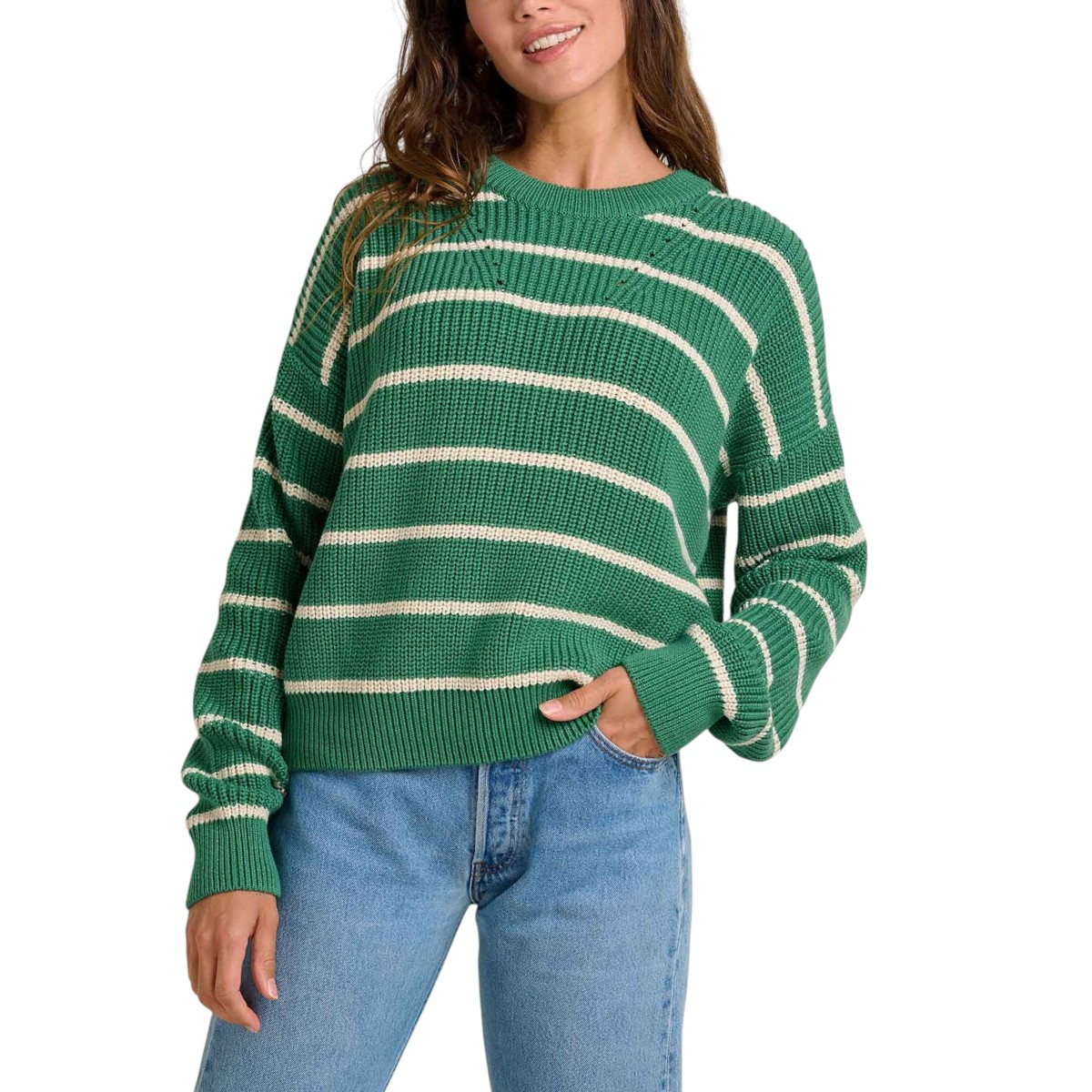 Toad and Co. - Pull Bianca Shaker Crew pour femme