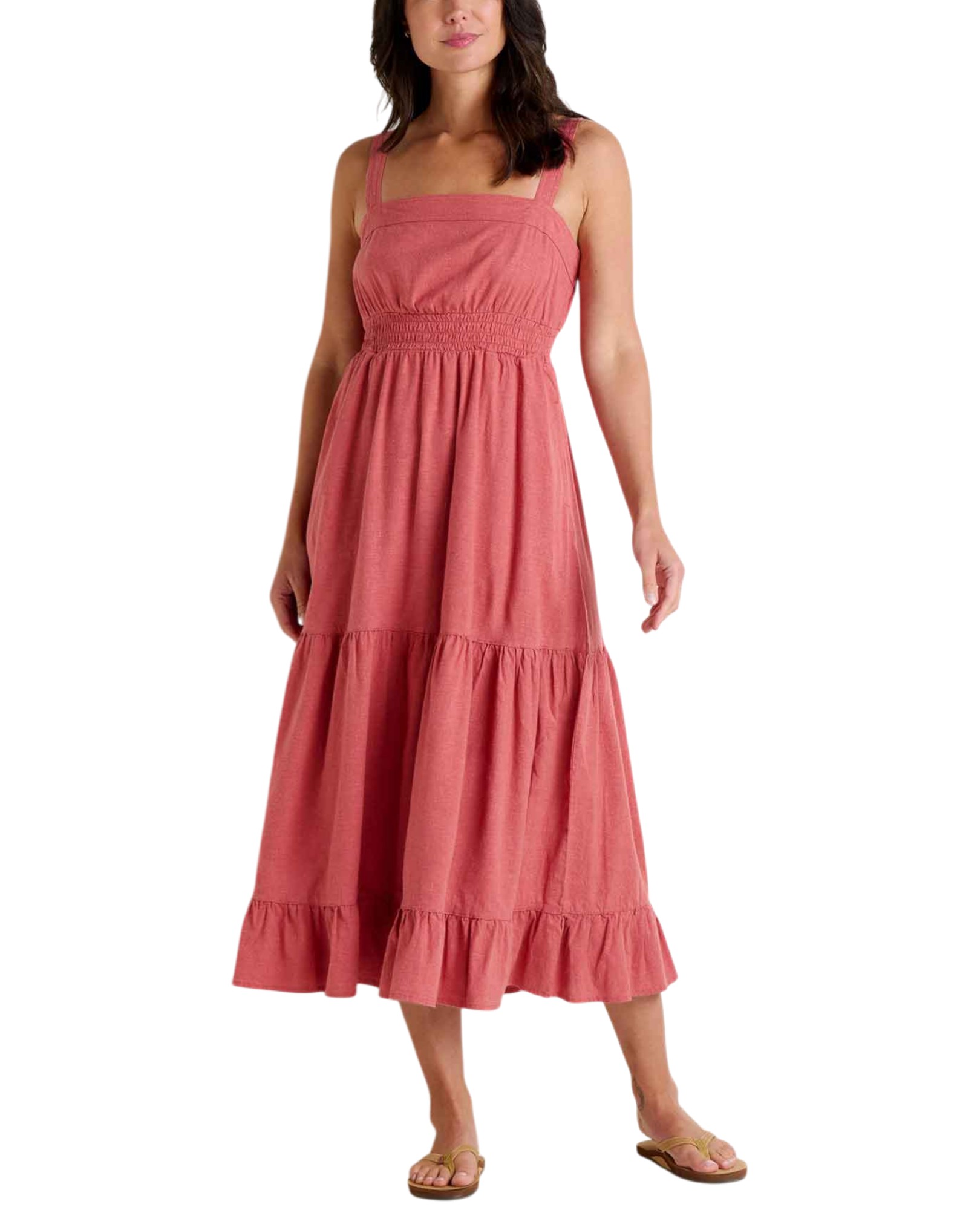 Toad and Co. - Women's Taj Hemp Tiered Midi Dress